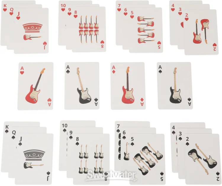 Fender Playing Cards