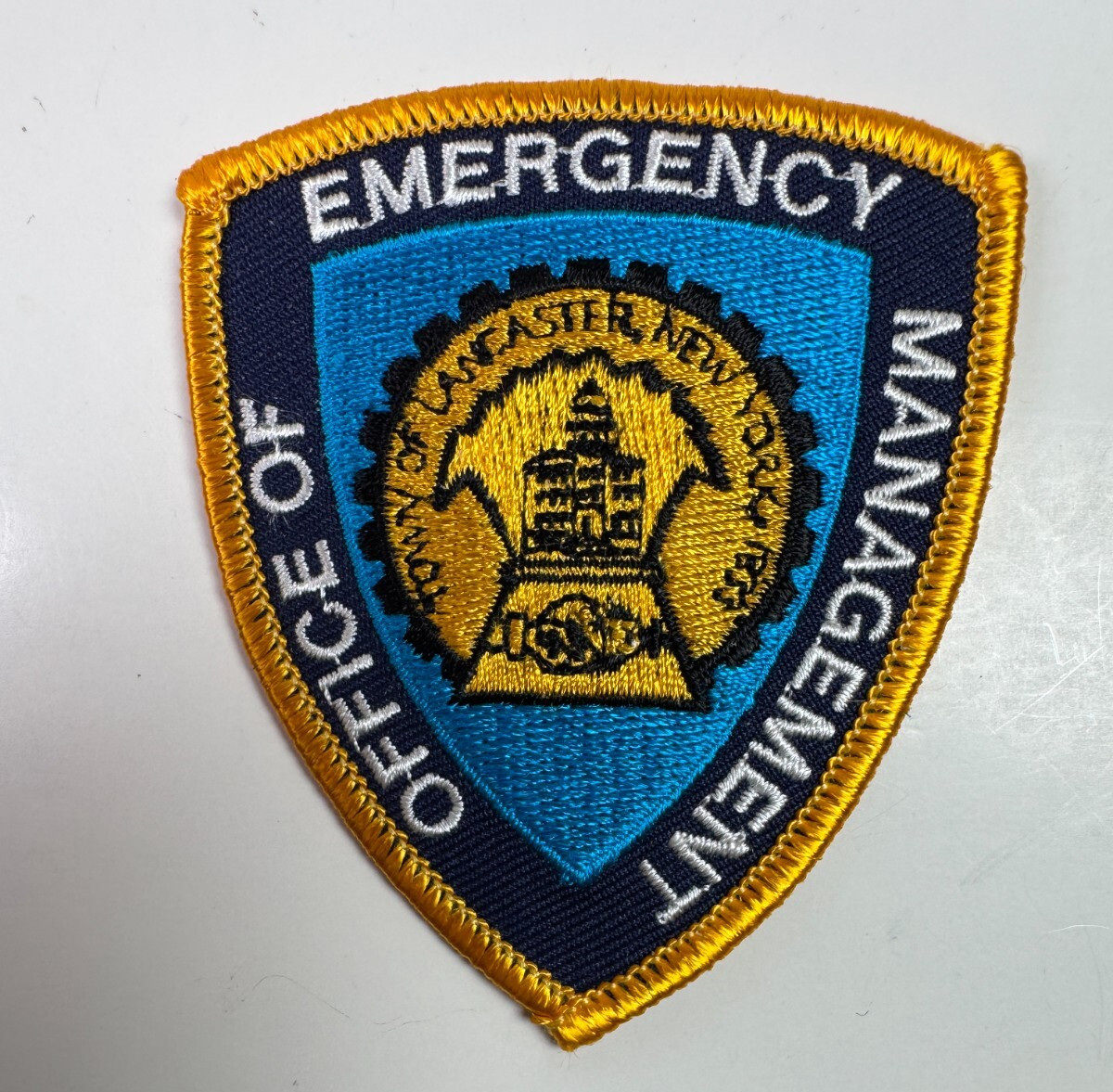 3" Lancaster New York Emergency Management NY Patch E10