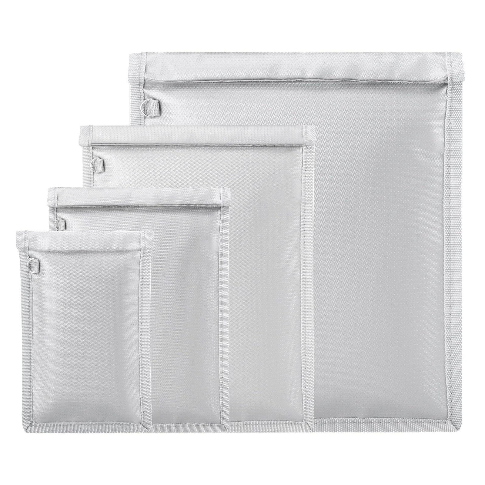 Faraday Bag 4 Pack – Waterproof & Fireproof Signal Blocking Pouch for Laptop,...