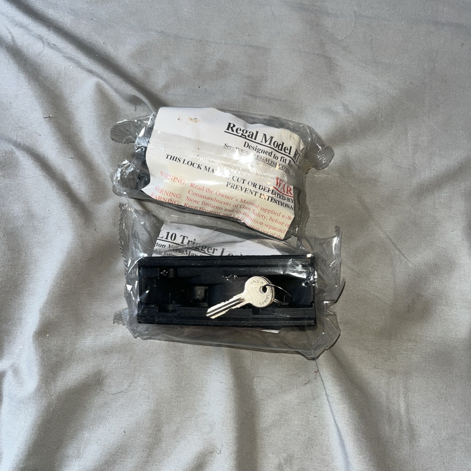 Regal Model RTL10 Trigger Lock Lot of 2 NOS Vintage Firearm Safety Locks