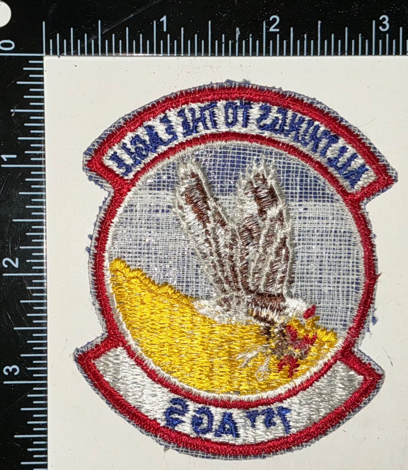 Cold War USAF US Air Force 1st AGS Aircraft Generation Squadron Patch