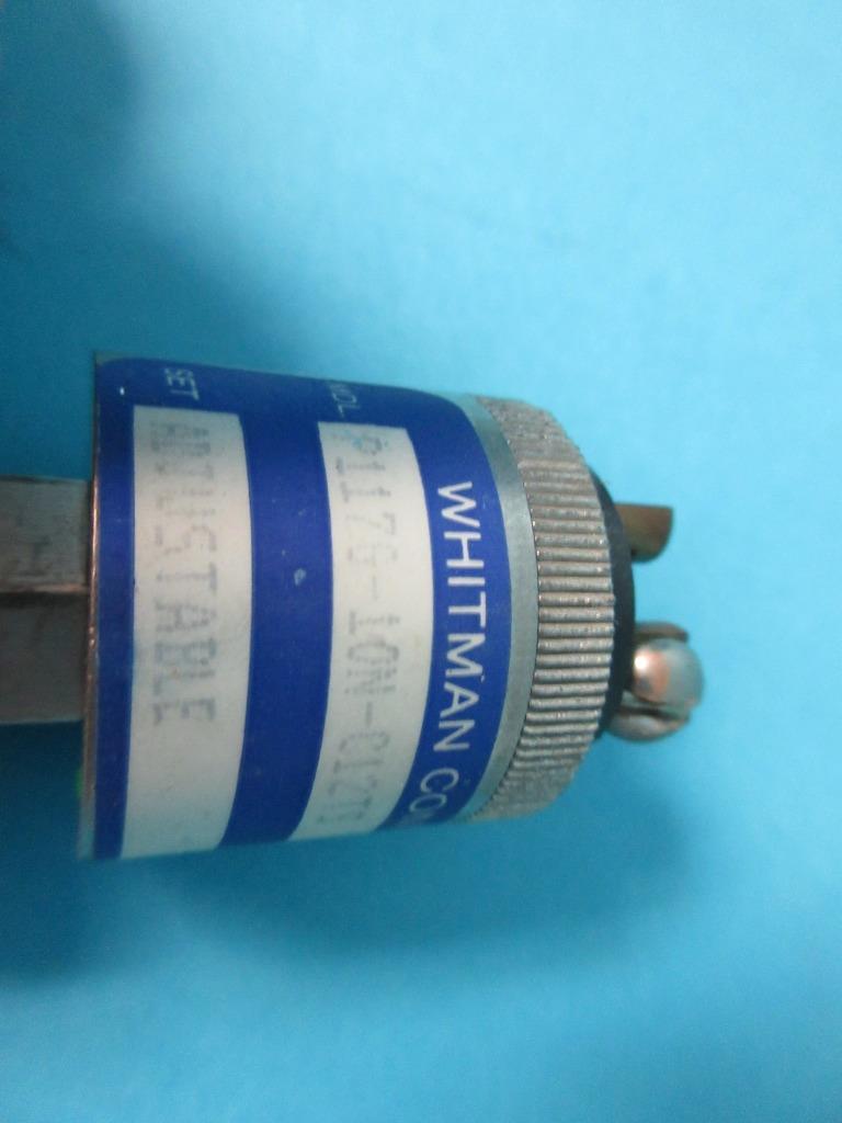 WHITMAN CONTROLS CORP P117G-10N-C12TS ADJUSTABLE 100 MAX PSI PRESSURE SWITCH
