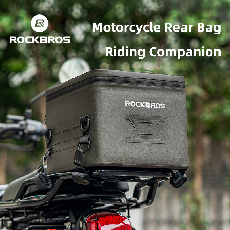 ROCKBROS Motorcycle Luggage Bag Rear Rack Carry Bag Portable Waterproof 13L