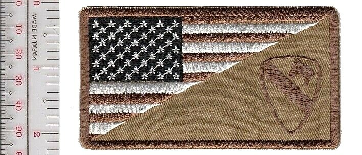 US Army Afghanistan Iraq 1st Air Cavalry Division Desert Subdued  vel NO TARIFF