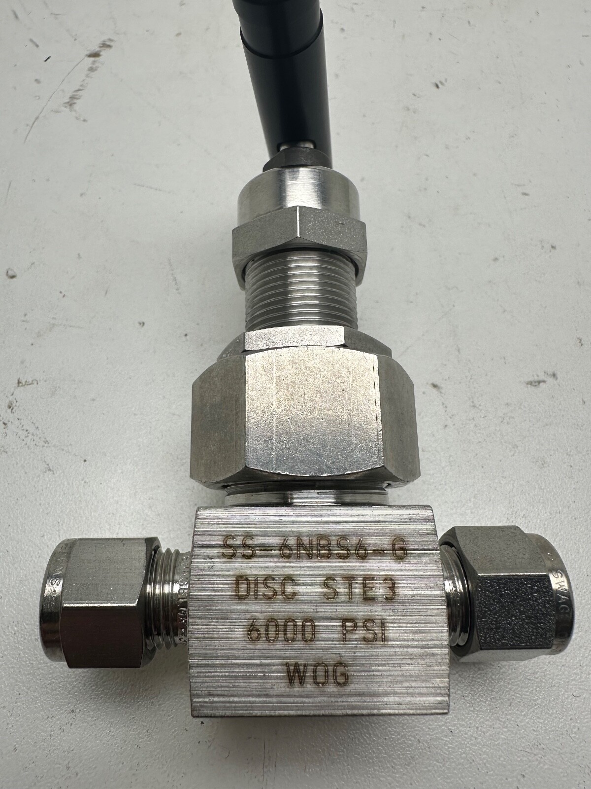 Whitey SS-6NBS6-G Needle Valve New