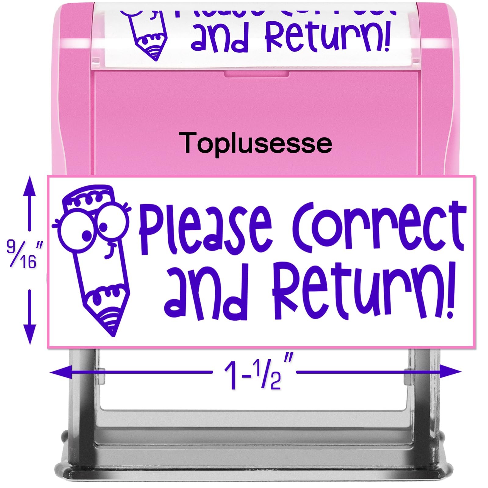 Please Correct and Return Teacher Stamps Grading Inking Correct and Return En...