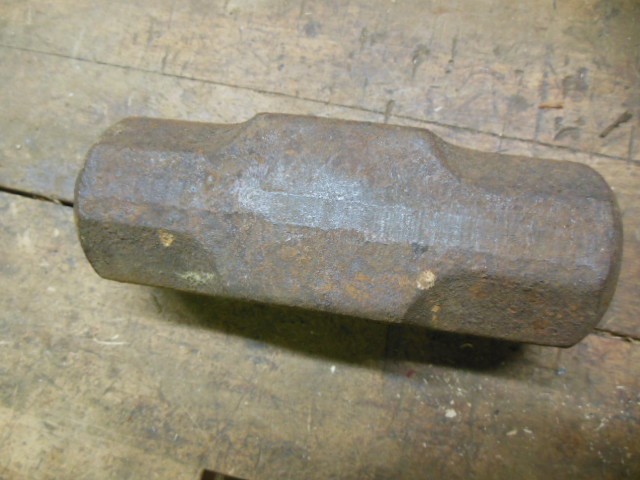 Vintage warwood 8lb sledge hammer head double face old blacksmith tool
