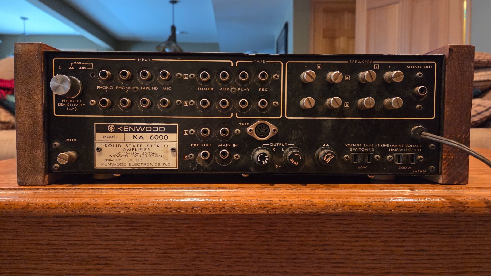 Kenwood KA-6000 stereo amplifier