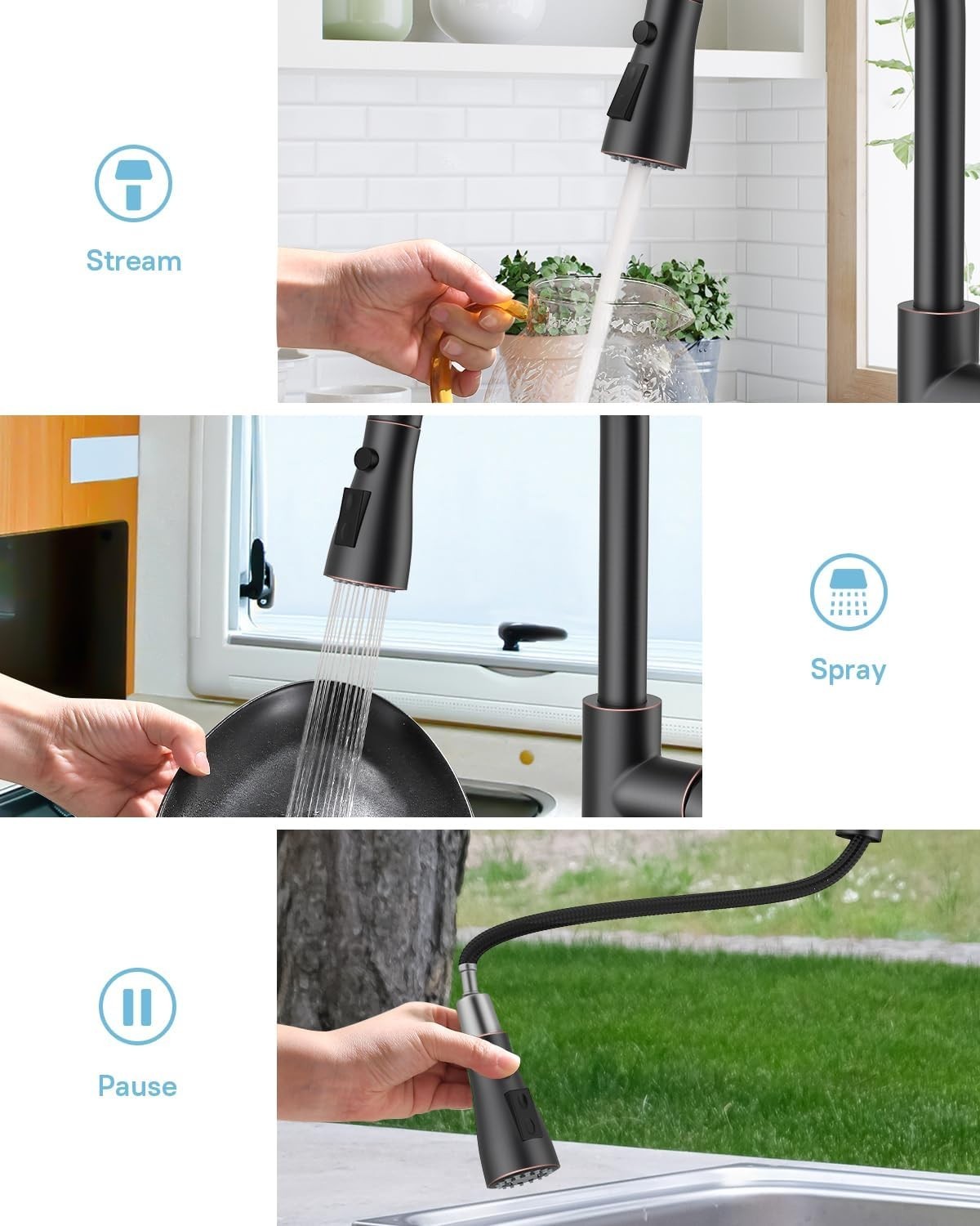 Multi-Function Oil Rubbed Bronze Sprayer