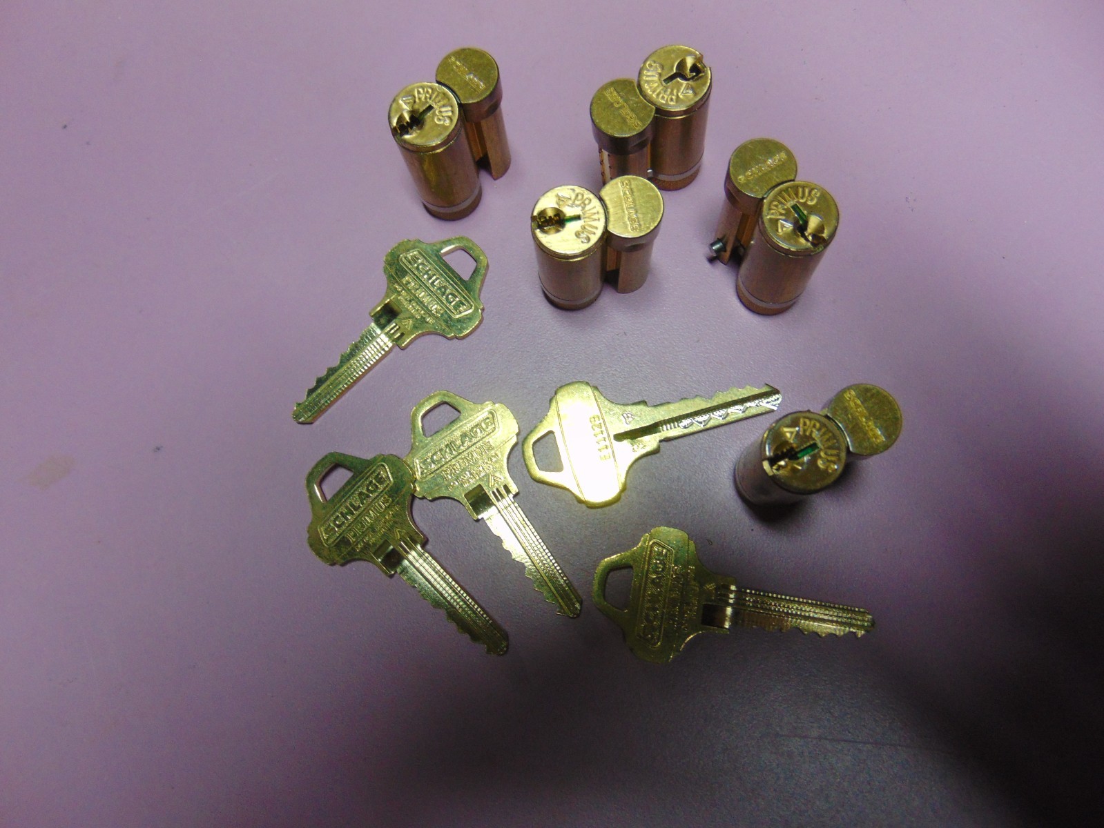 5  EVEREST SCHLAGE PRIM C135 XP 606  IC CORE LOCK   WITH 5 KEY      LOCKSMITH