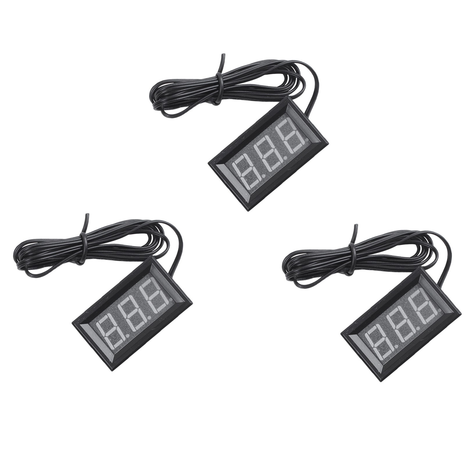 3X DC5-12V-50-110°C Digital Thermometer Refrigerator Temperature Detector mi7648