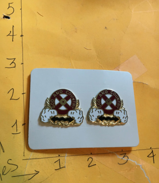 US Army 1103rd Transportation Battalion cb -Unit Crest, DI, DUI SET OF 2