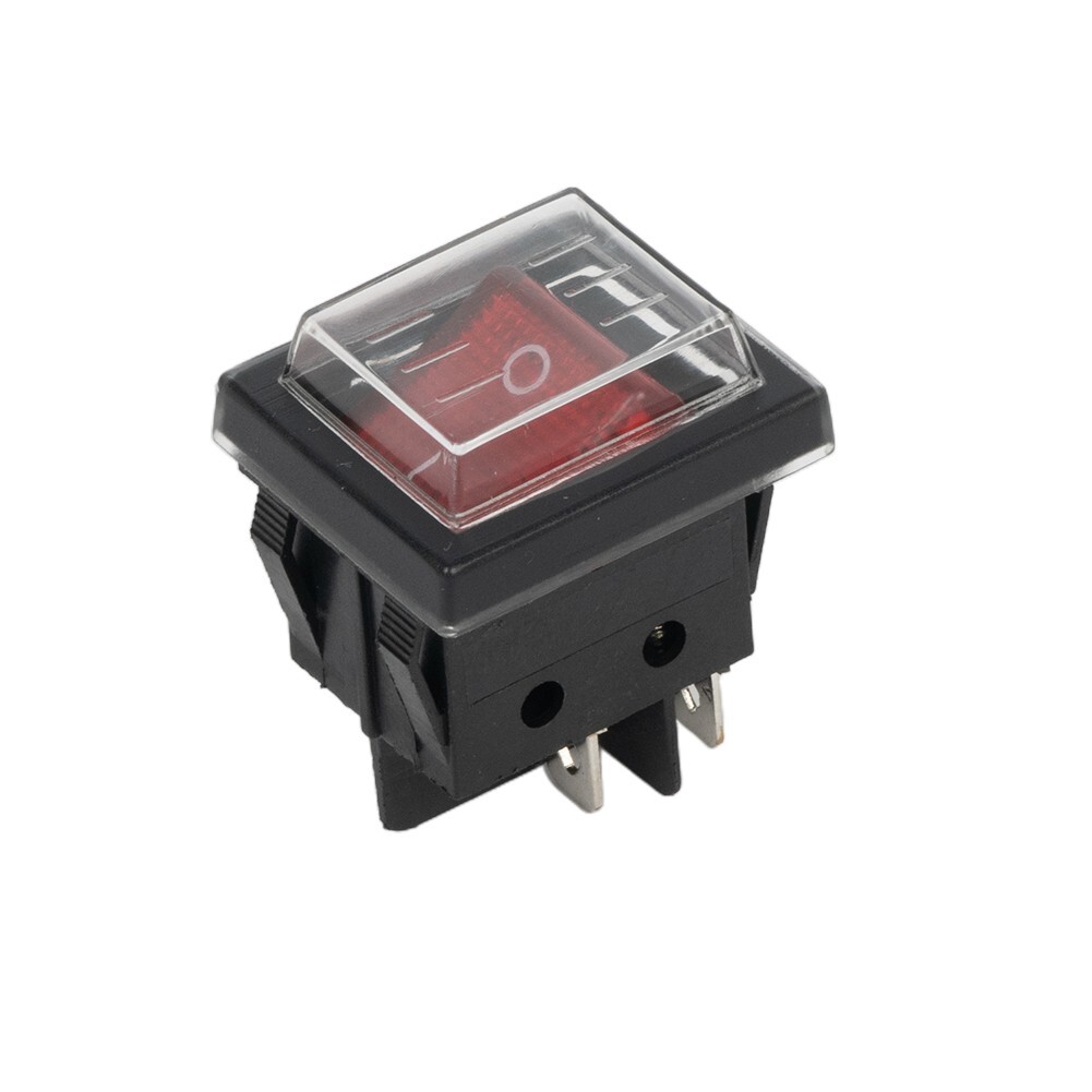 16A 250VAC / 20A 125VAC Rocker Switch 2 Position Accessory Illuminated