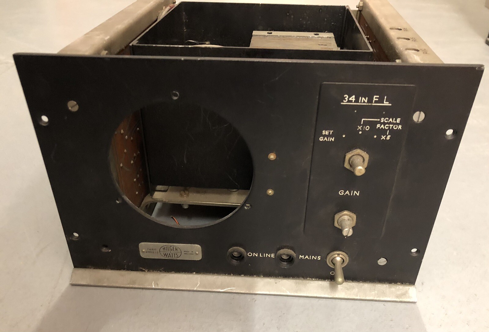 Vintage Electronics Hilger & Watts VT Scope? Spares / Repairs - Prop - Project