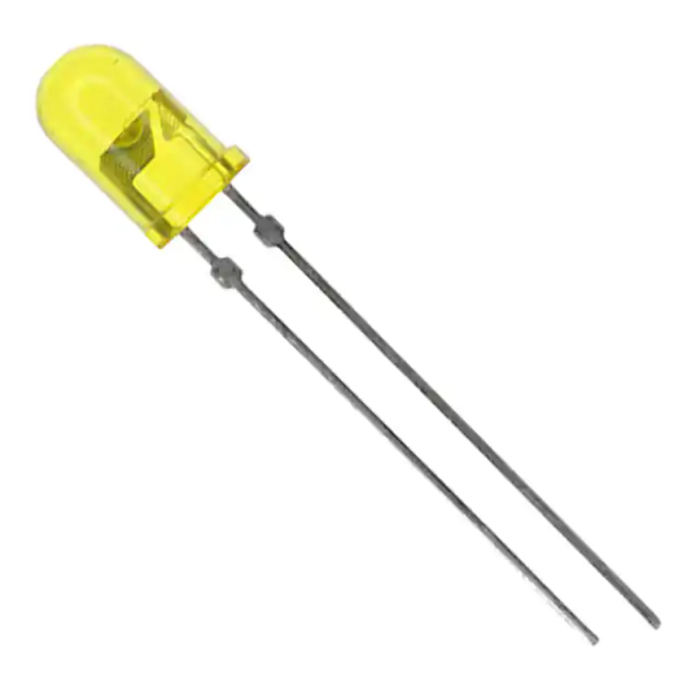 Pack of 10 TLHY6200 LED Yellow clear 5mm 585nm T-1 3/4 Radial