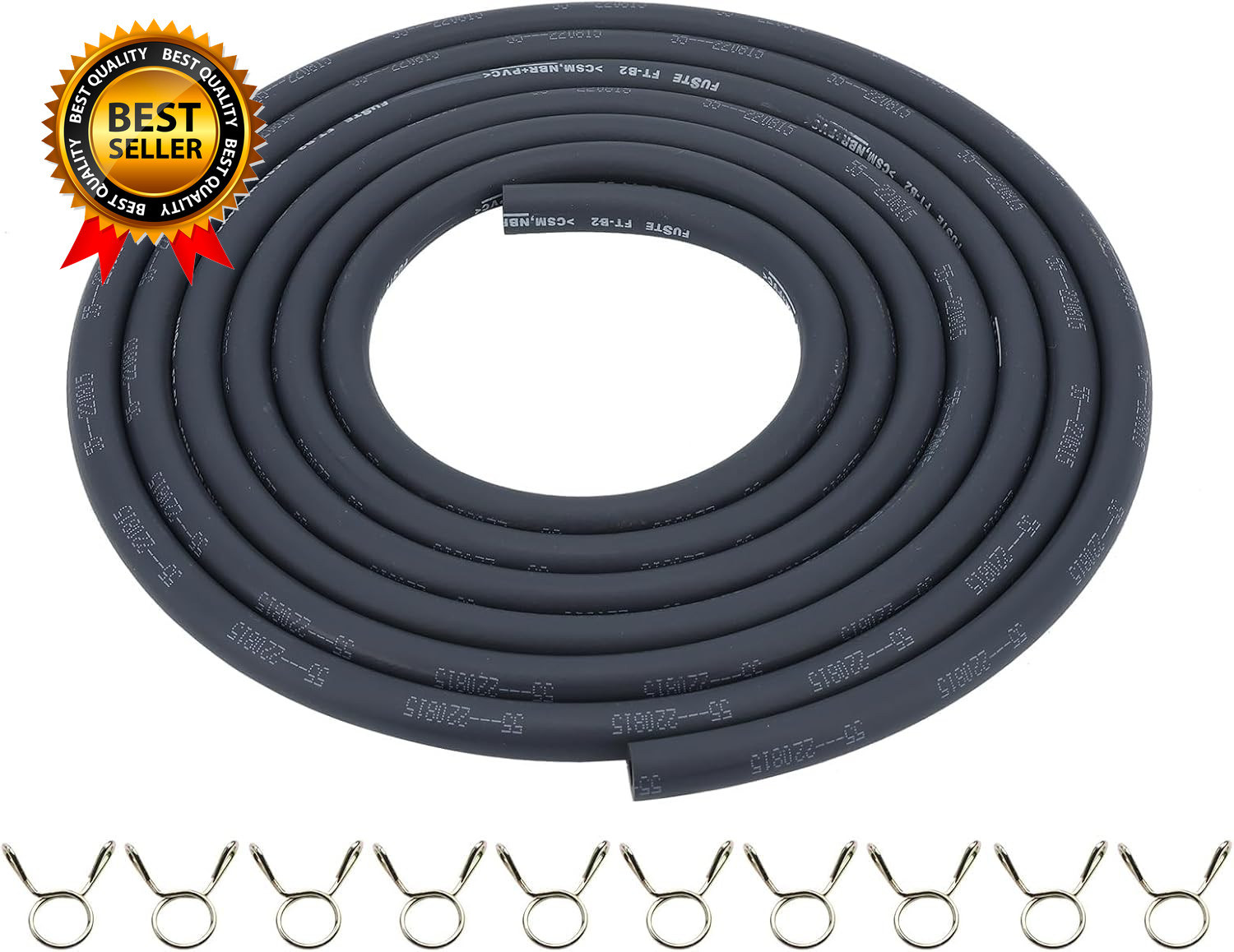 5.5Mm Fuel Line 1/5 Inch Gas Tube Fuel Hose 5 Feet for ATV Quad Pit