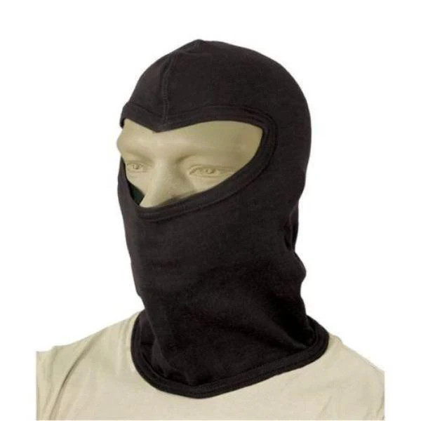 BlackHawk Nomex Balaclava Full Face Mask 18" Black Lightweight Flash Resistant
