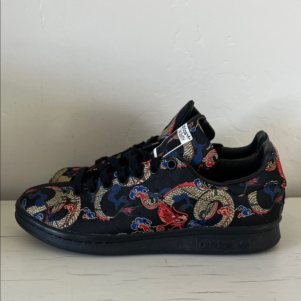 Adidas Stan Smith Dragon Boat Festival Sneakers Black Men's Size 6