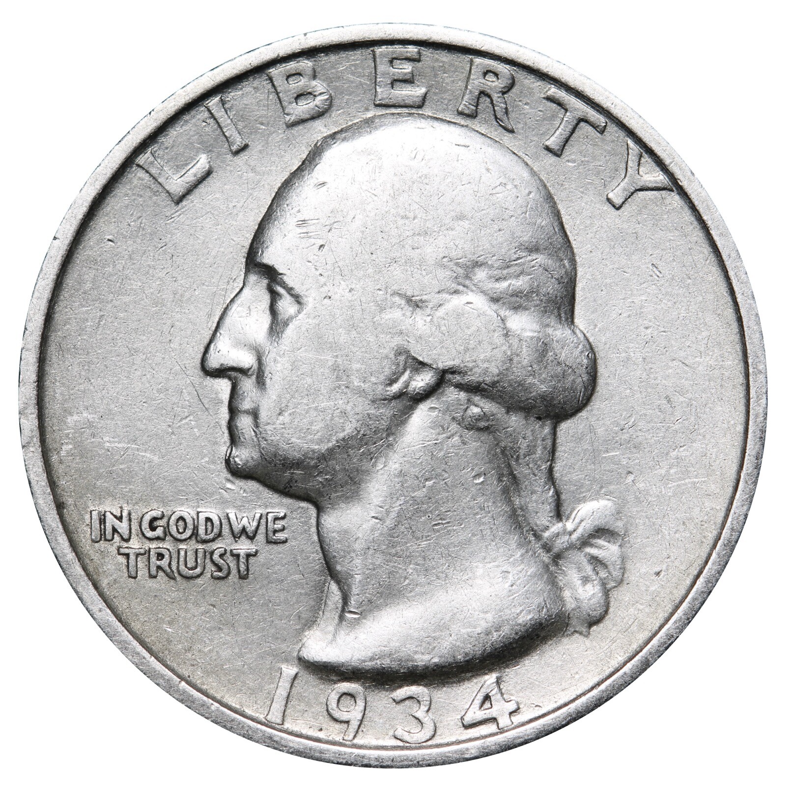 1934-D Washington Quarter Tougher Date, Better Grade Complete Your Album!