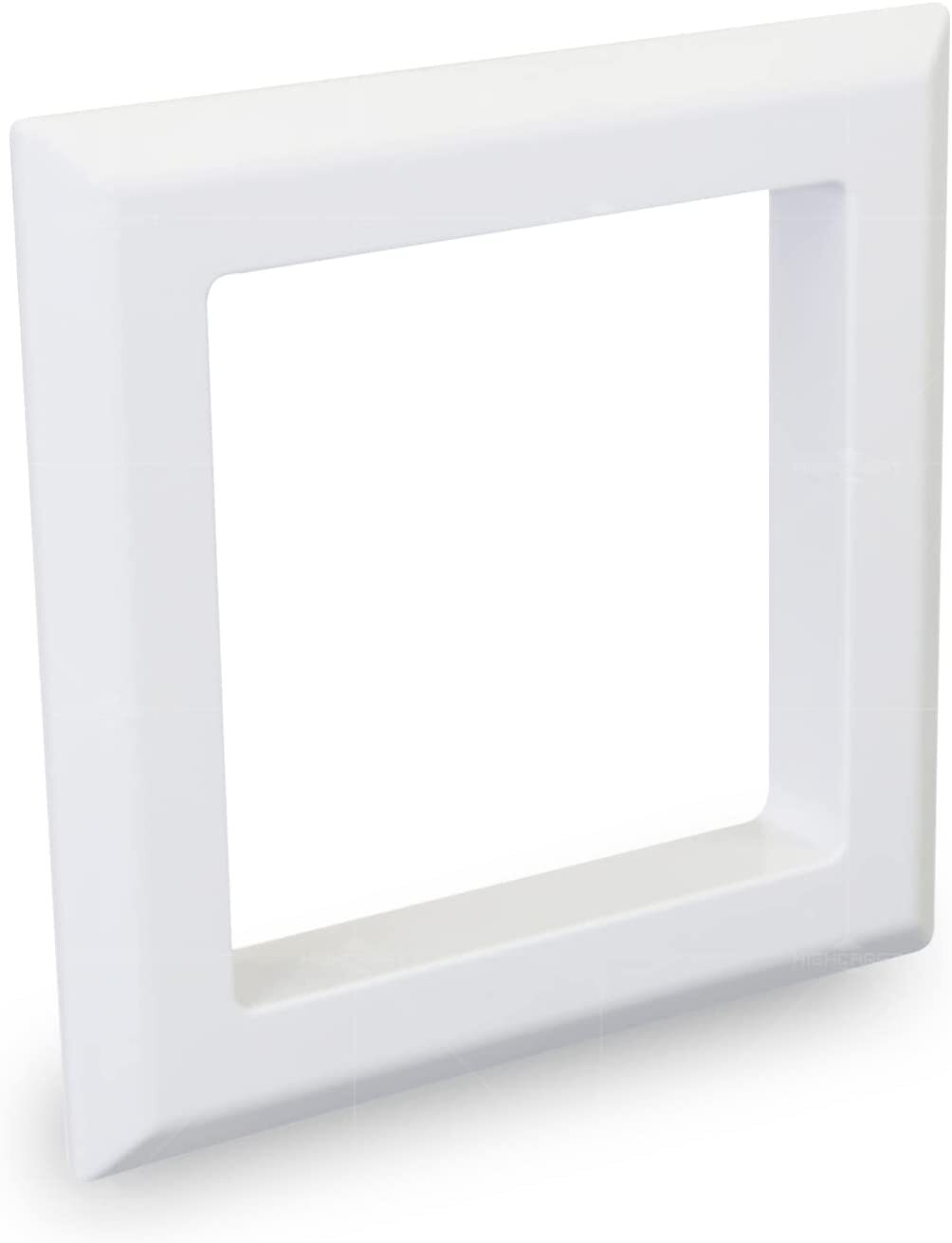 Icemaker Outlet Box Square Faceplate Replacement White ABS New Free Shipping