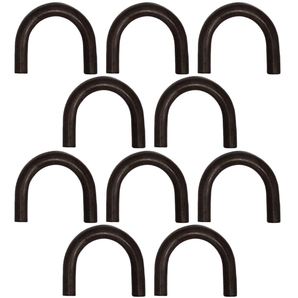 Pack of Ten 1/2" Thick Steel Rope Chain Loop Tie Down Trailer Weld-on D-Rings