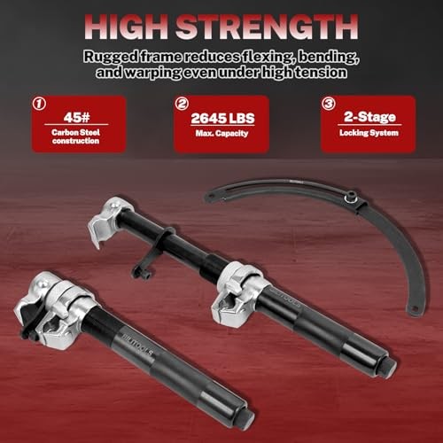 2-Piece Coil Spring Compressor Tool Heavy Duty Macpherson Model B. 2-Piece