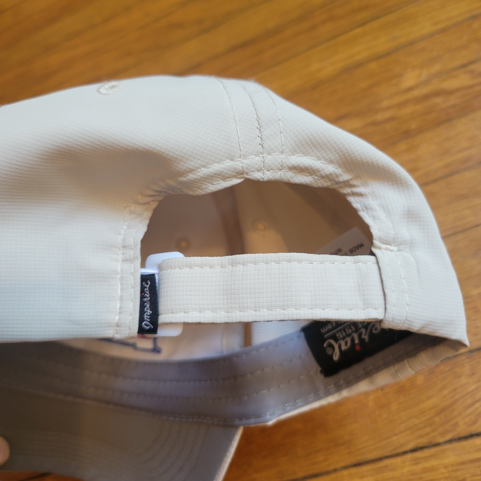 Kentucky Golf Cap White Adjustable Imperial Embroidered Logo