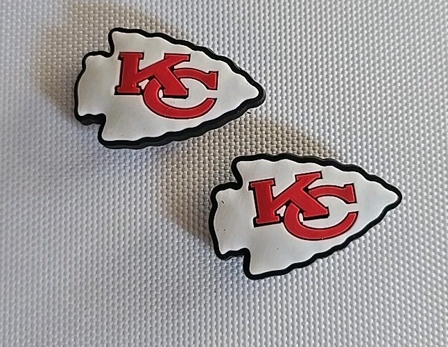 Kansas City Chiefs Shoe Charms Jibbitz Croc Charms NFL Football 🏈