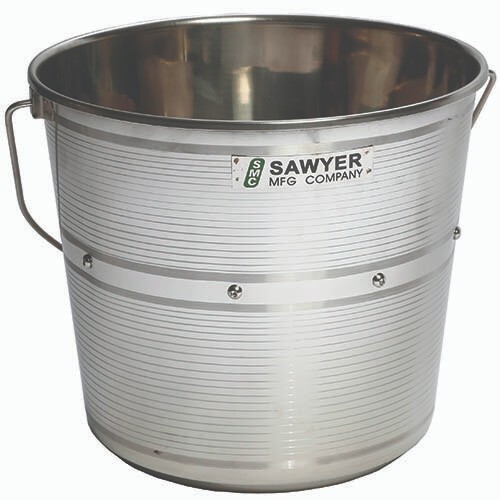 Sawyer Mfg Welding Rod Bucket Stainless 4.5 Gallon