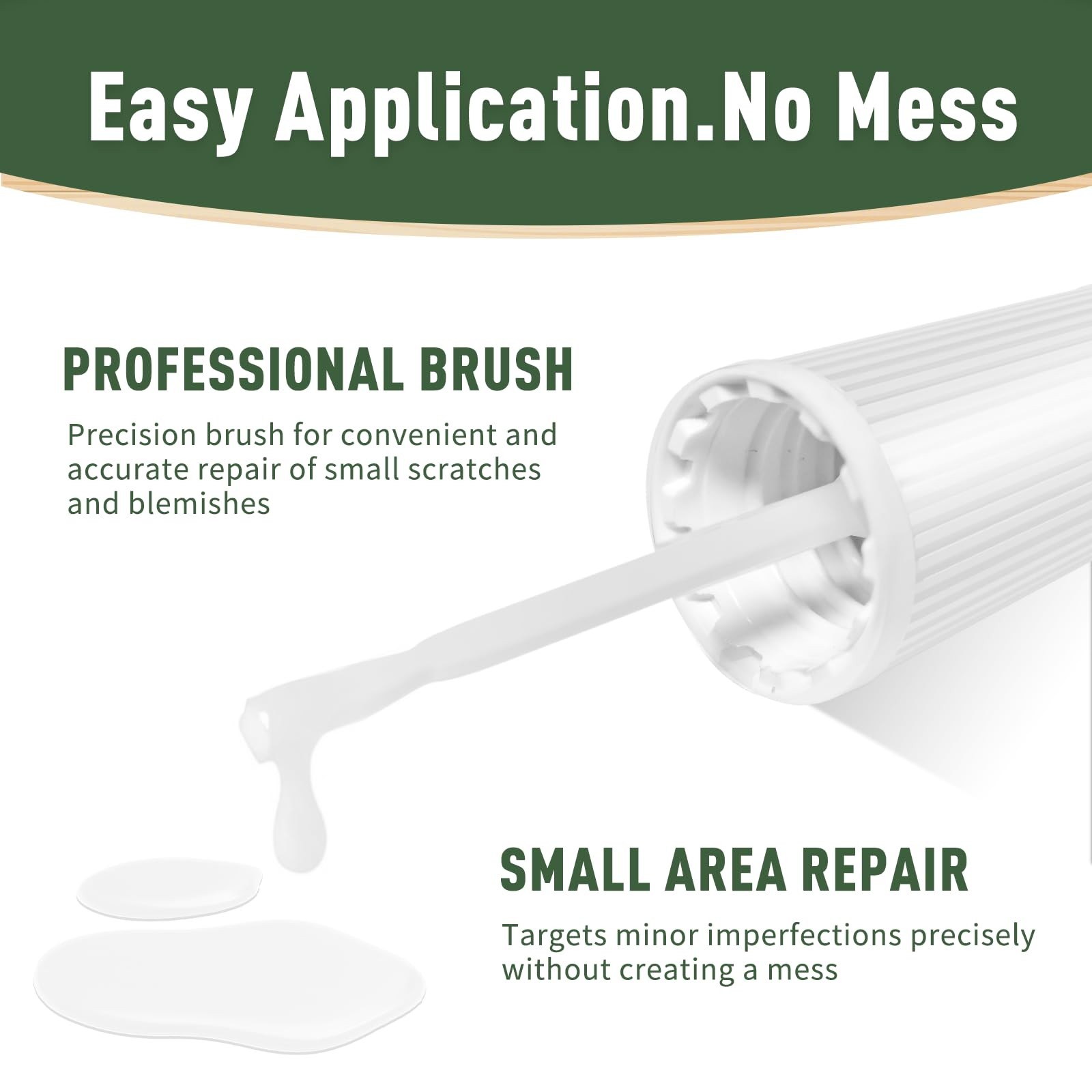 Wood Touch Up Paint - 1.5 Oz Touch Up Paint Pen for Wood Refinishing, Quick-D...