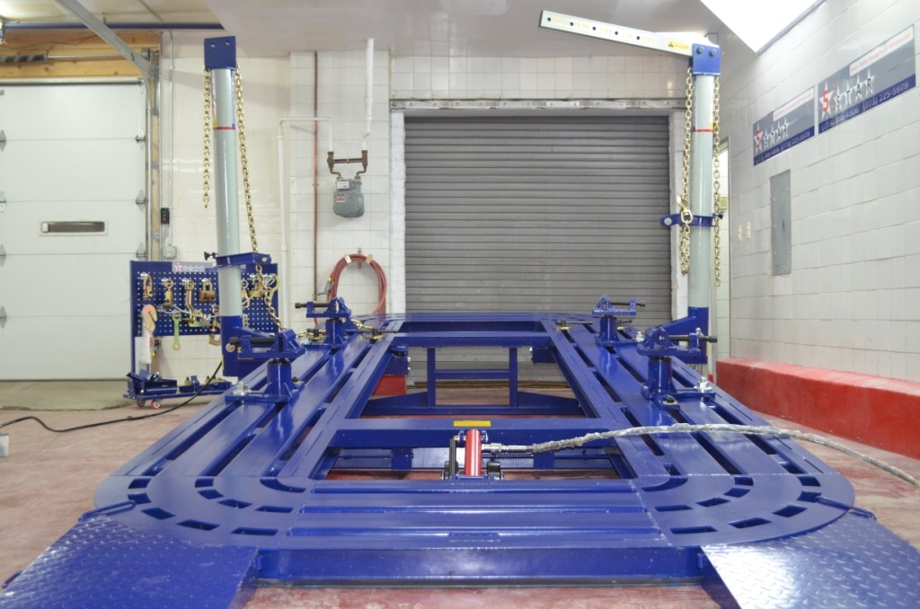 FREE SHIPPING NEW 18 FEET 2 TOWERS AUTO BODY SHOP FRAME MACHINE COMPLETE PACKAGE