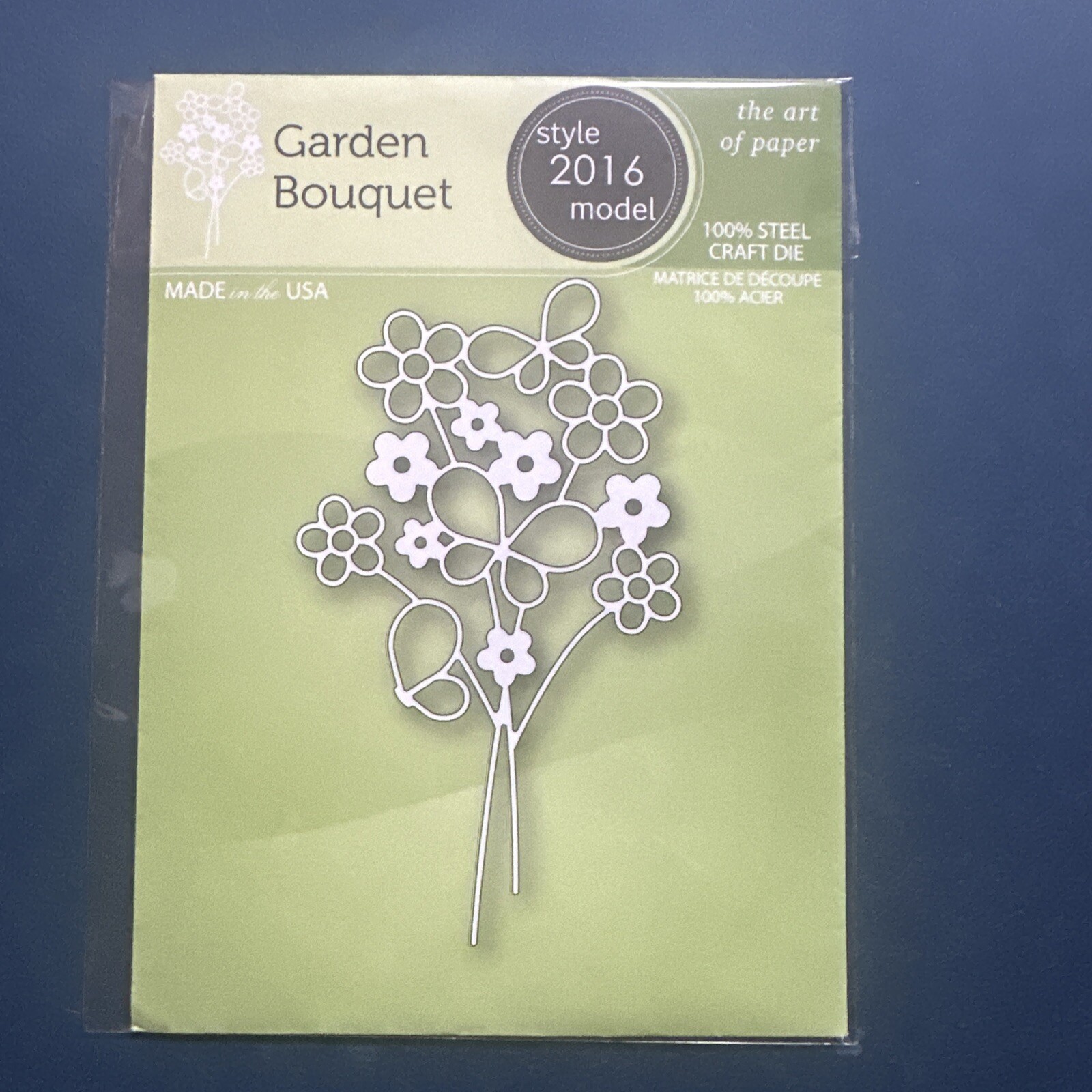 NEW! Poppy Stamps Dies - GARDEN BOUQUET Die, Flowers, 2.6" X 4.5"