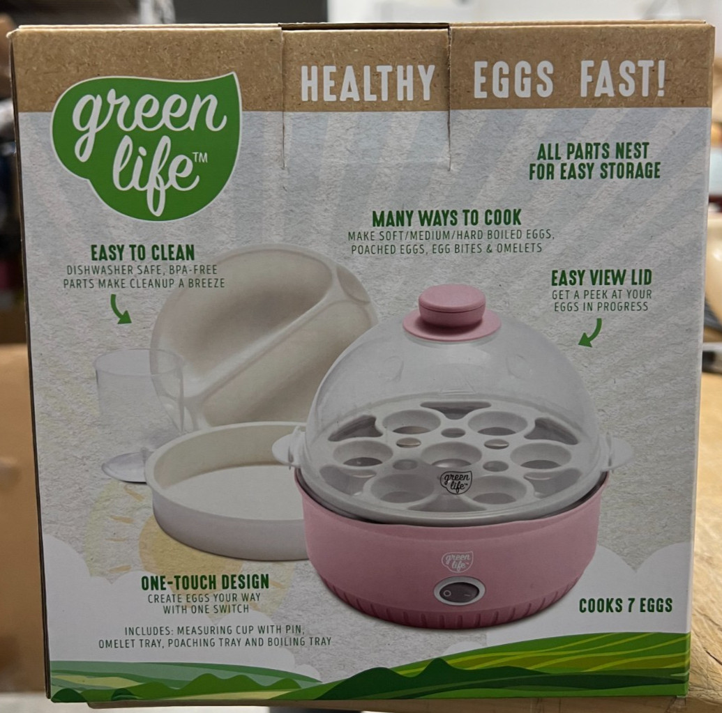 Electric Egg Cooker 350 Watts Pink