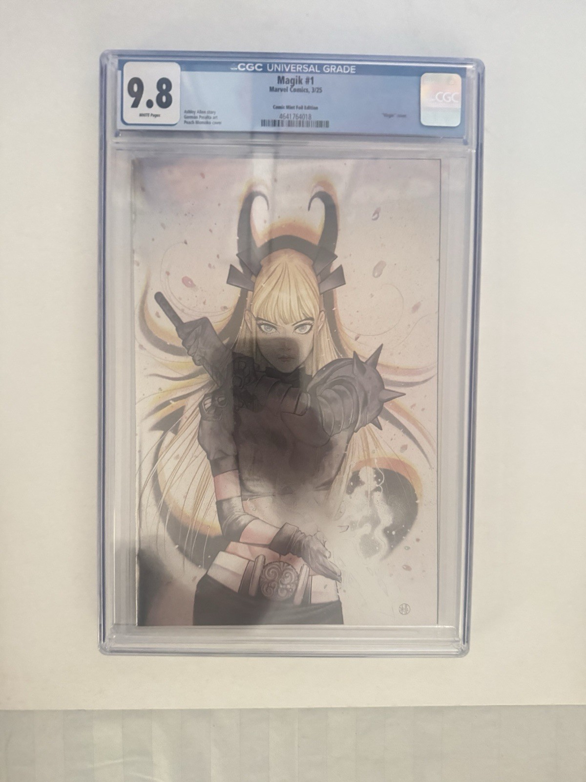 Magik #1 CGC 9.8 Peach Momoko NYCC 2025 Exclusive Virgin Foil Edition LE 1500