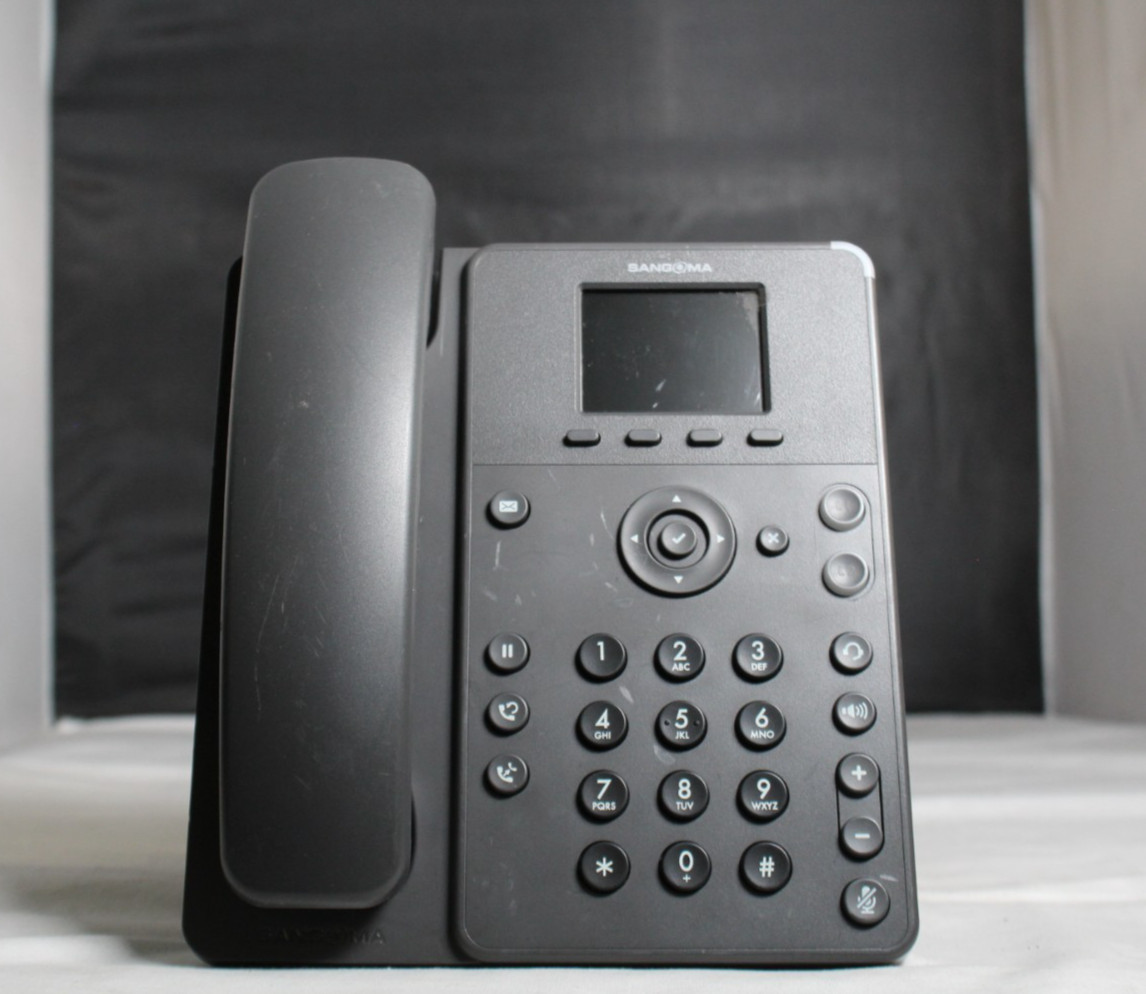 Lot of 10 Sangoma P315 2-Line VoIP Home and Office IP Phone w/Handset - No Stand