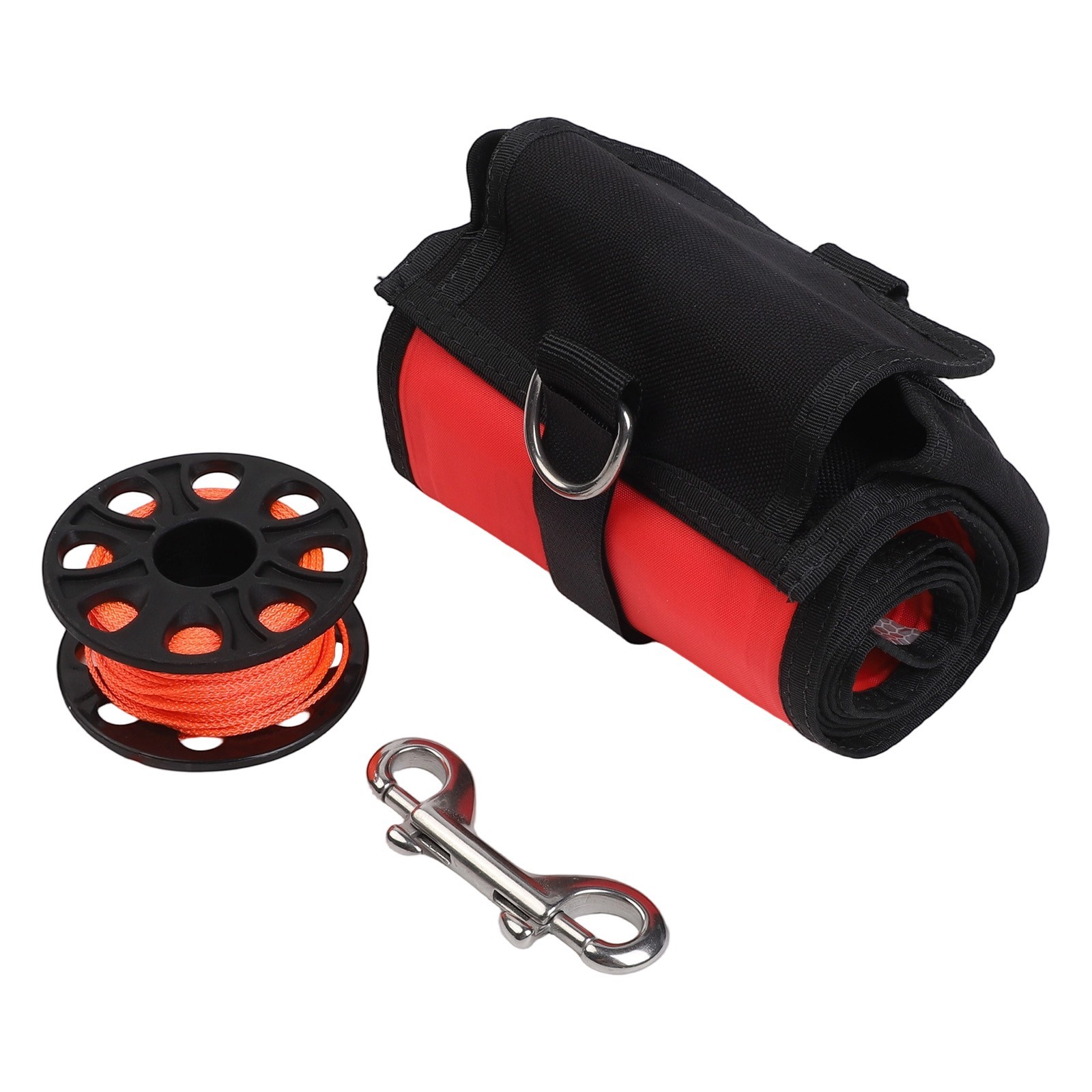 120x15cm SMB Diver Below Signal Marker with Easy Carry D Ring and Spool