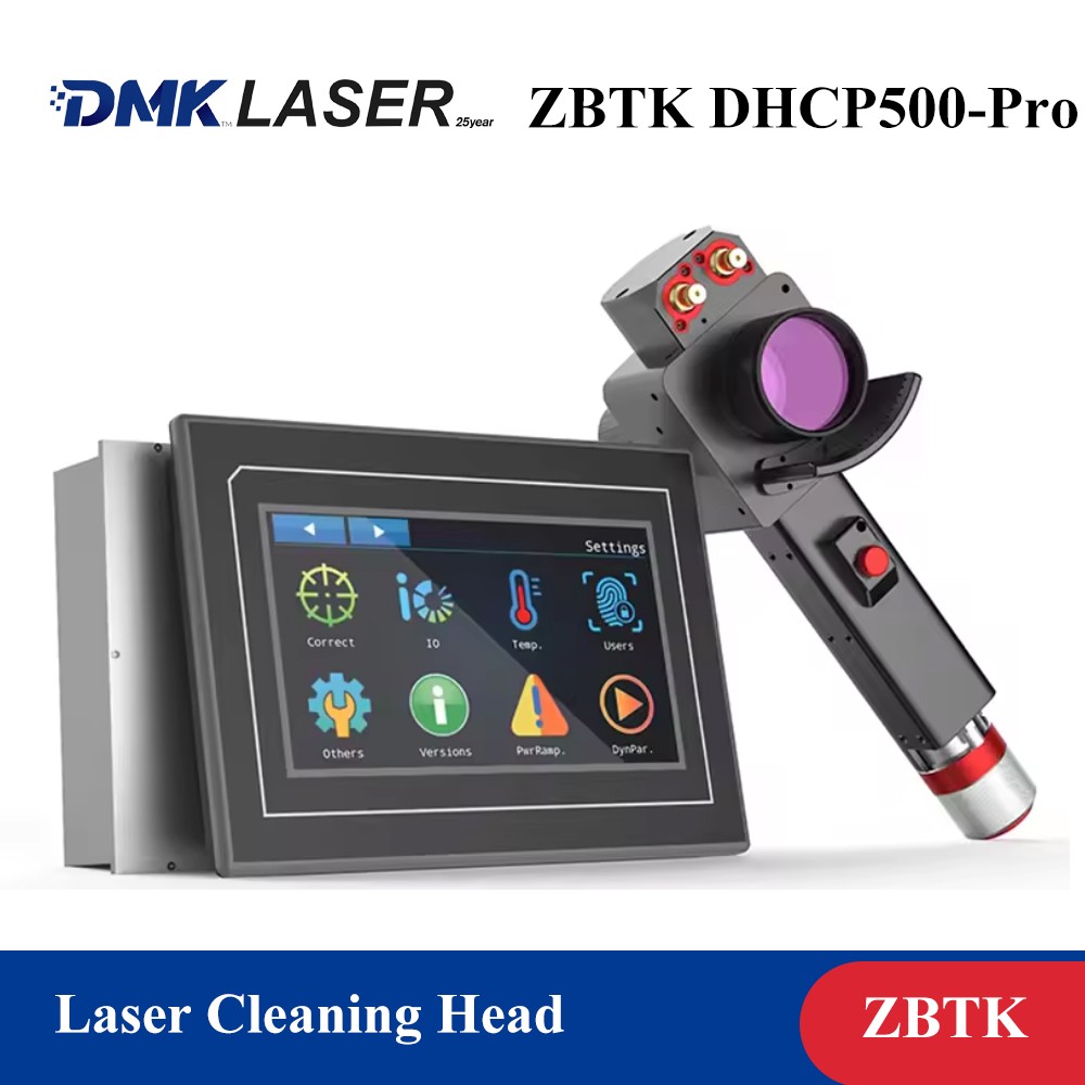 ZBTK DHCP500-Pro 500W Pulse Cleaning Head Air Cooling Machine Rust Removal Gun