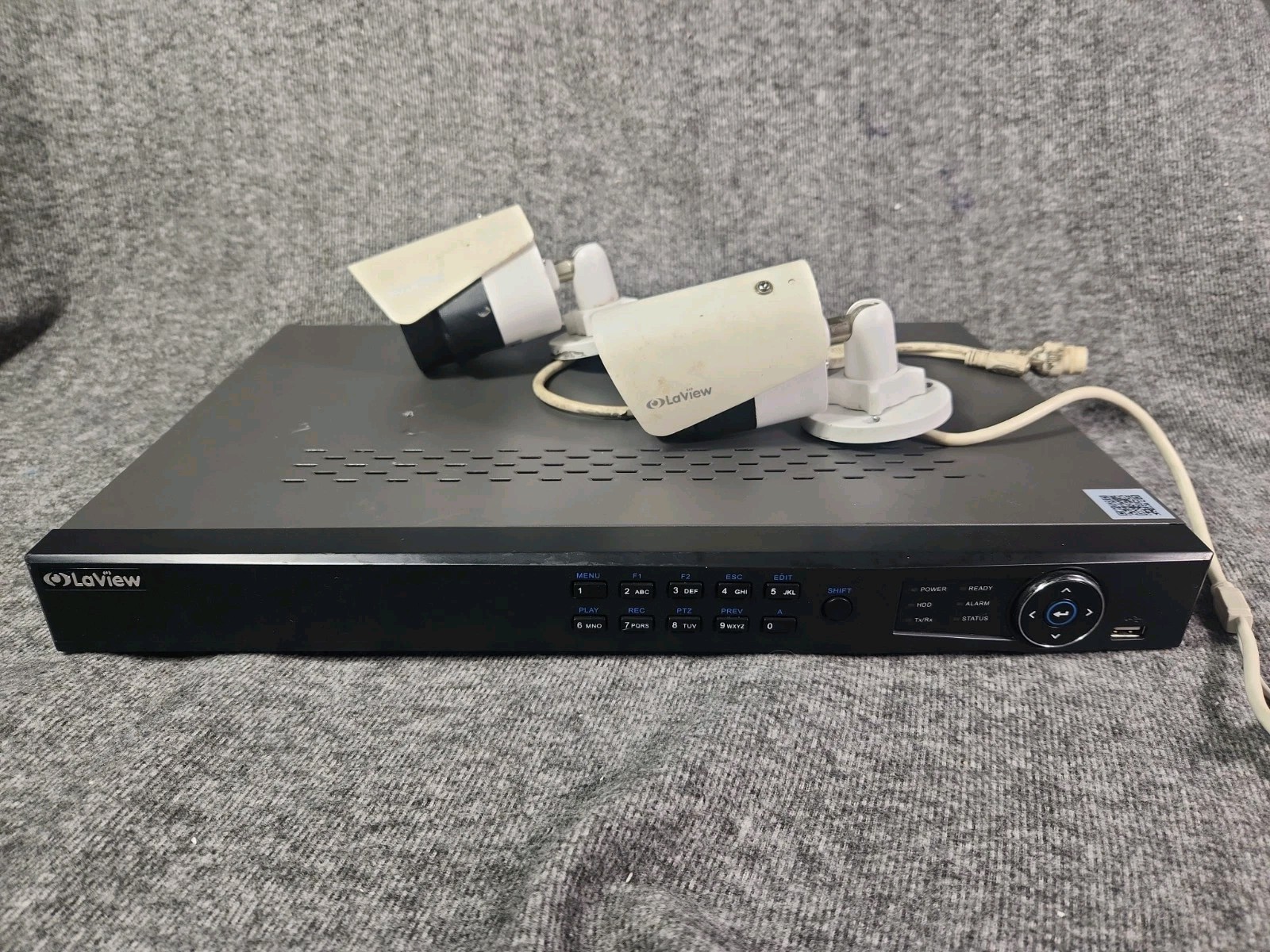 LaView LV-N9808C8E NVR Security System With Pair Of  LV-PB932F4 2MP Bullet Cams