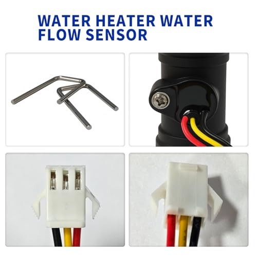 Water Flow Sensor for RV Water Heaters - Replacement Part with Locking Pin, JR-A