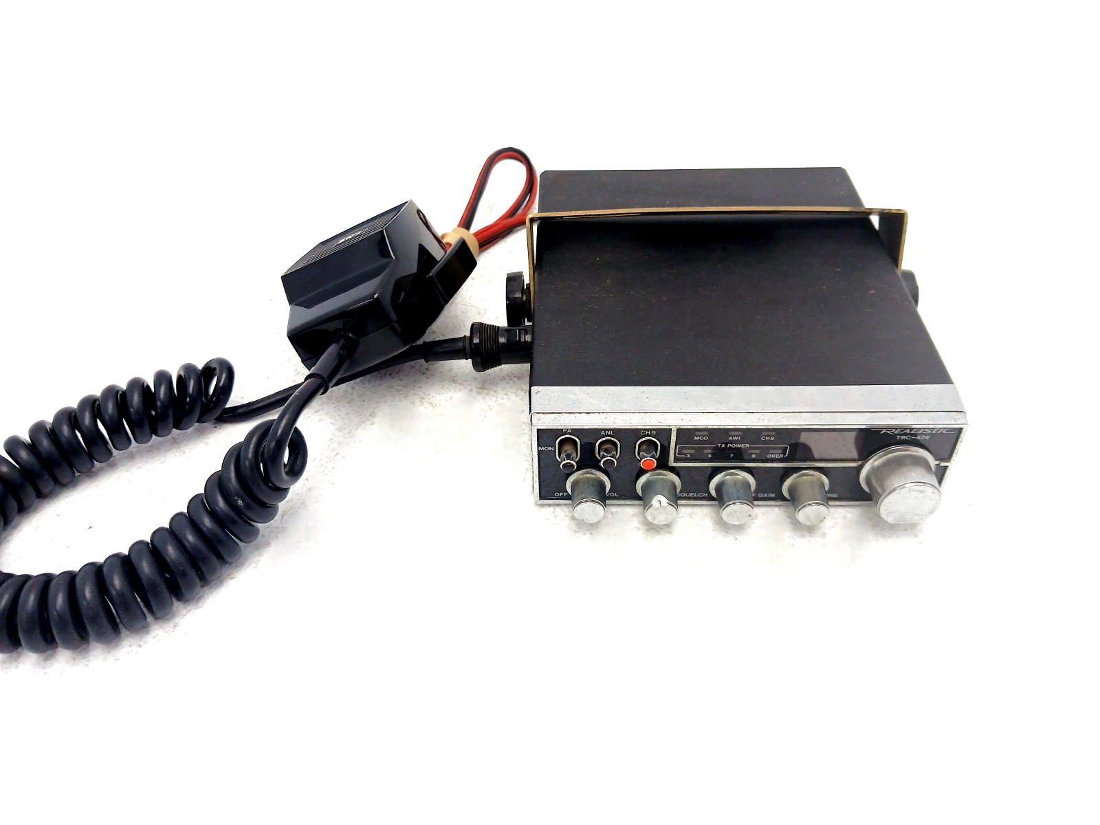 Realistic TRC-474 40-Channel Mobile Citizens Band (CB) Two-Way Radio Vintage