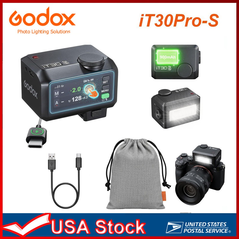 GODOX iT30 Pro TTL mini TTL Wireless Camera Flash 2.4G Wireless for Sony Camera