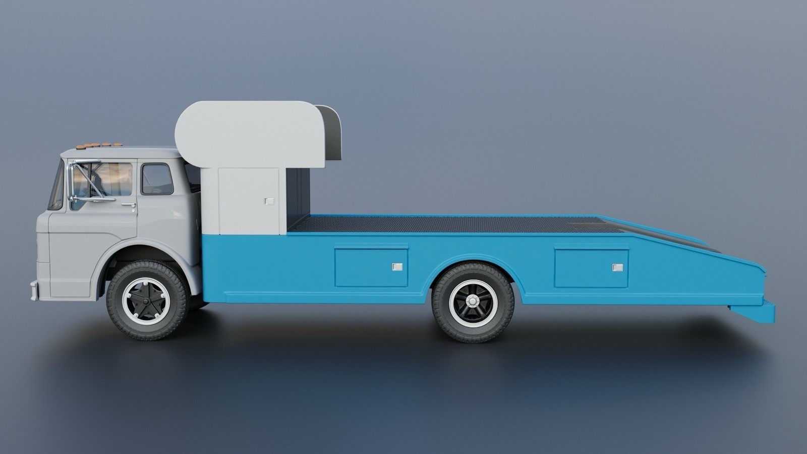 3d Printed 1/25 1972 C-700 Ramp Truck