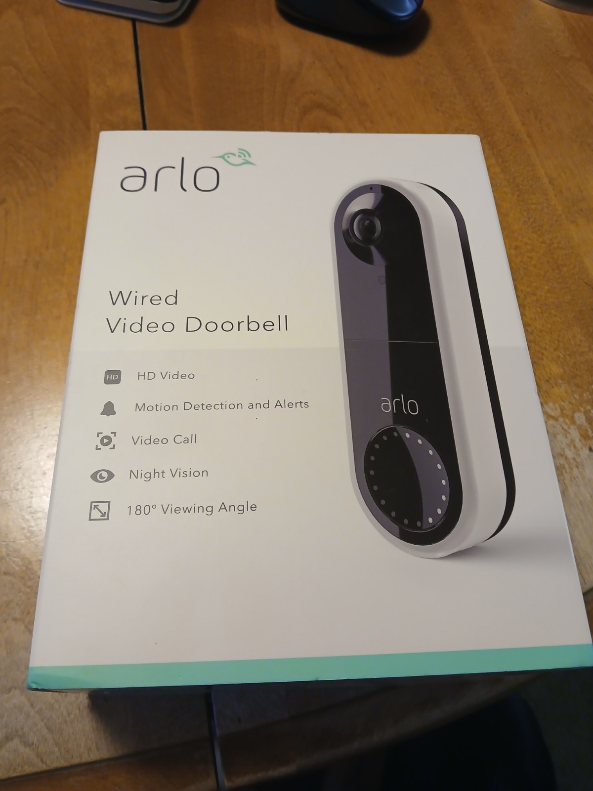 Arlo Video Doorbell - White/Black