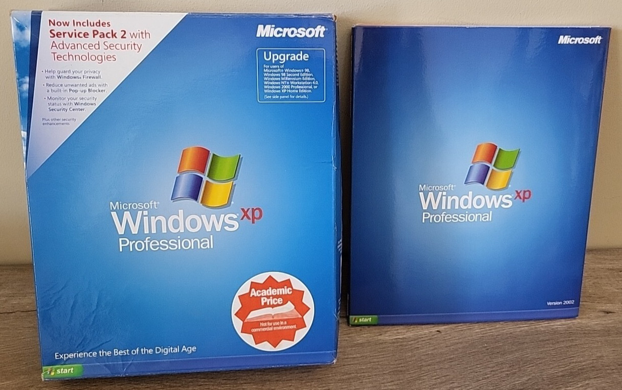 Microsoft Windows XP Professional Upgrade English Service pack 2