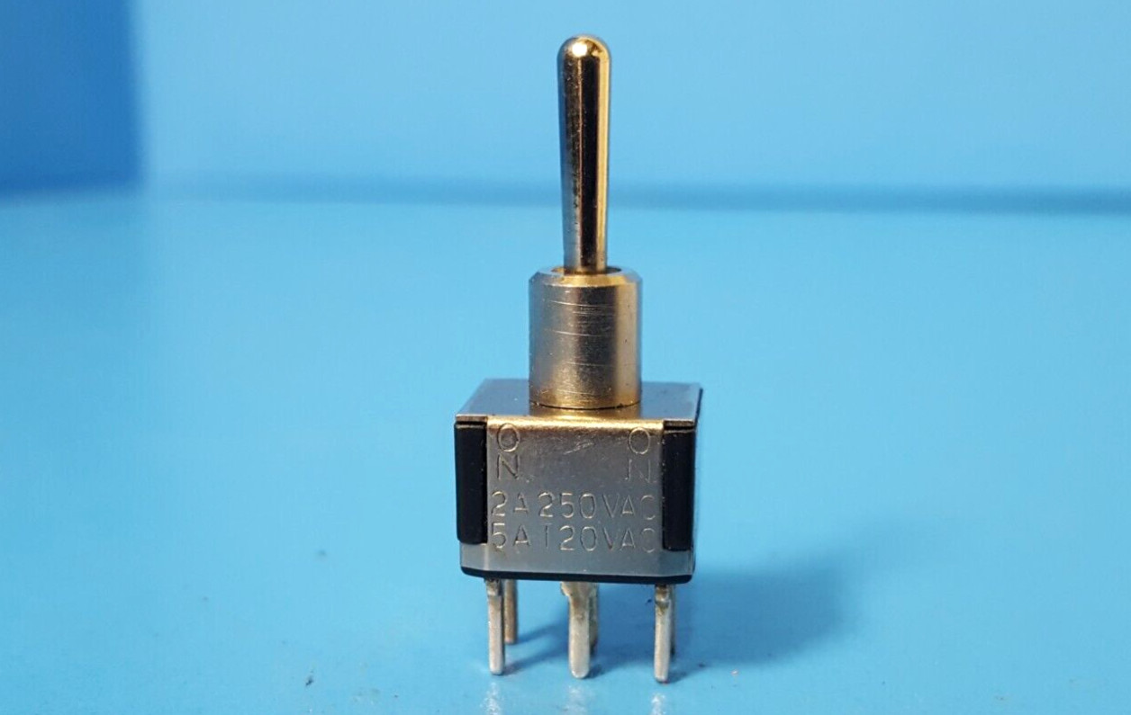 ( 2 PCS) Toggle Switch, 1203, TEC INC., 2A( 250VAC), 5A ( 120VAC)