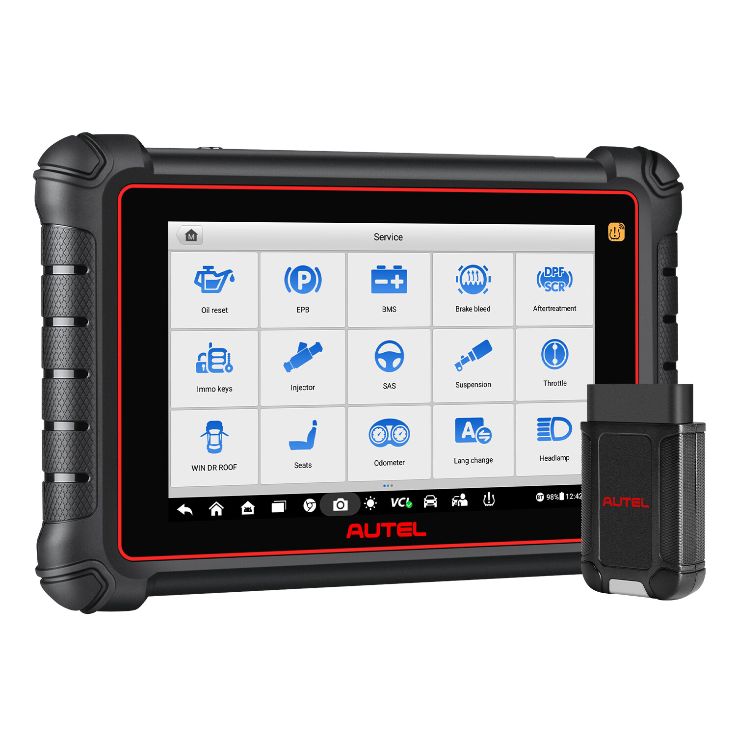 Autel MaxiCOM MK900TS TPMS Programming Reset Diagnostic Bi-directional Scanner