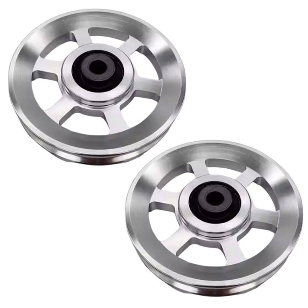 for 2 pcs Silent Bearing Aluminum Pulleys for DIY For Home Gym Cable Machine