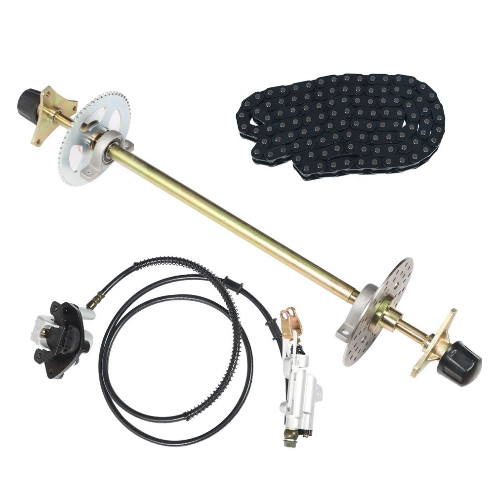 Rear Live Axle Kit T8F 58T Chain Sprock for many 50cc 70cc 90cc atv go kart 29"