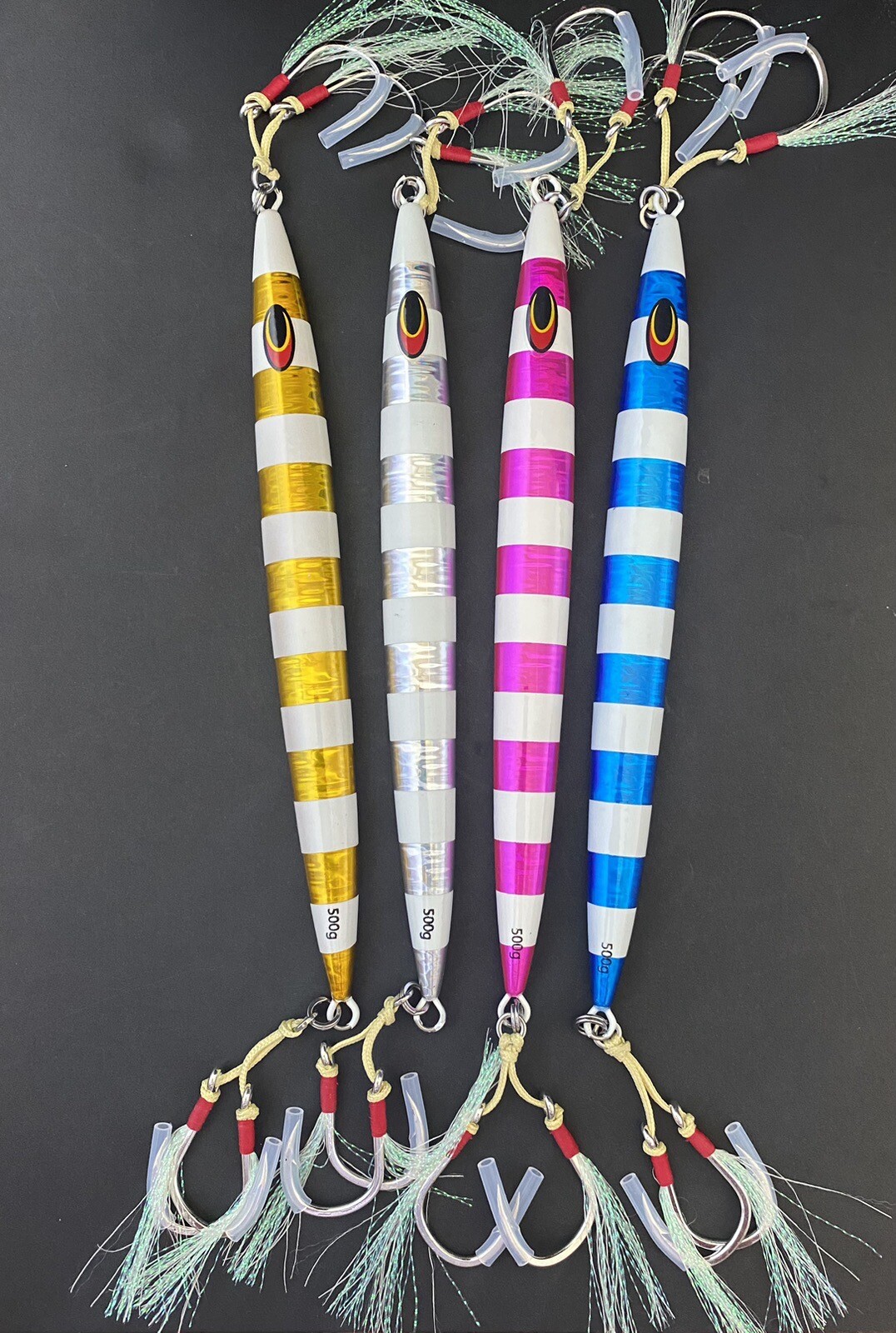 Knife Jigs 1000g  Lumo UV Bkk Deep Dropping Gem Fish Ruby Snapper Bar Cod Kings