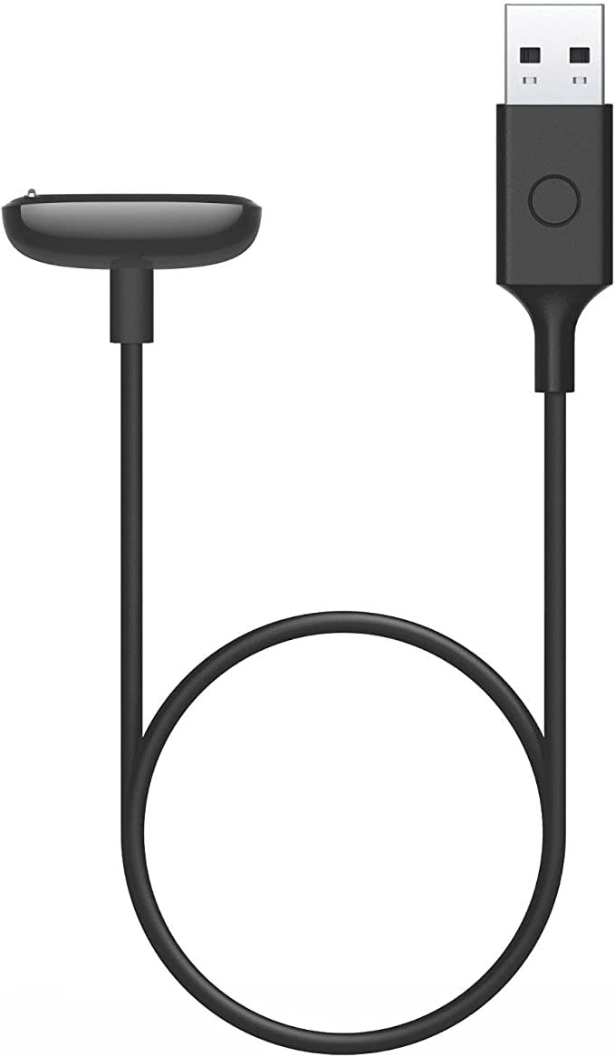 Fitbit Luxe & Charge 5 and Retail Charging Cable, Official Product, Black,